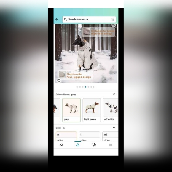 dog snow suit . - Picture 7 of 8